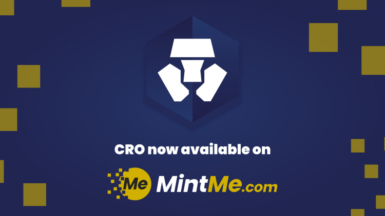 CRO now available MintMe.com!